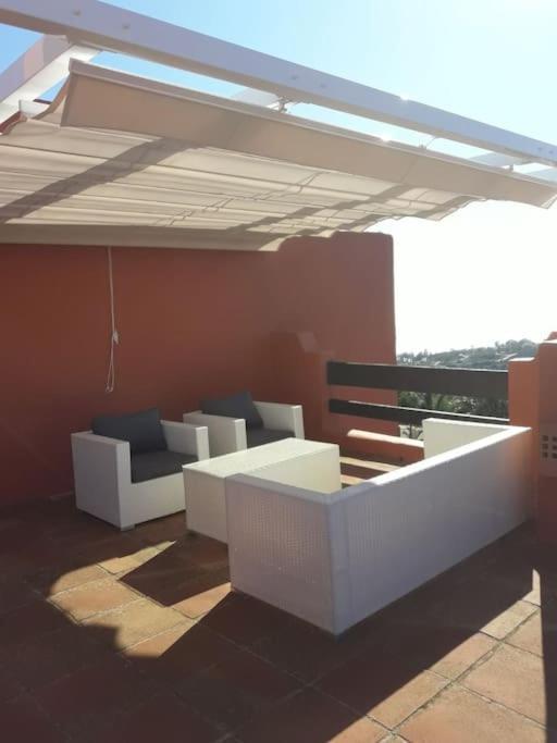 Luxurious Townhouse With Sea Views Vila Manilva Exterior foto